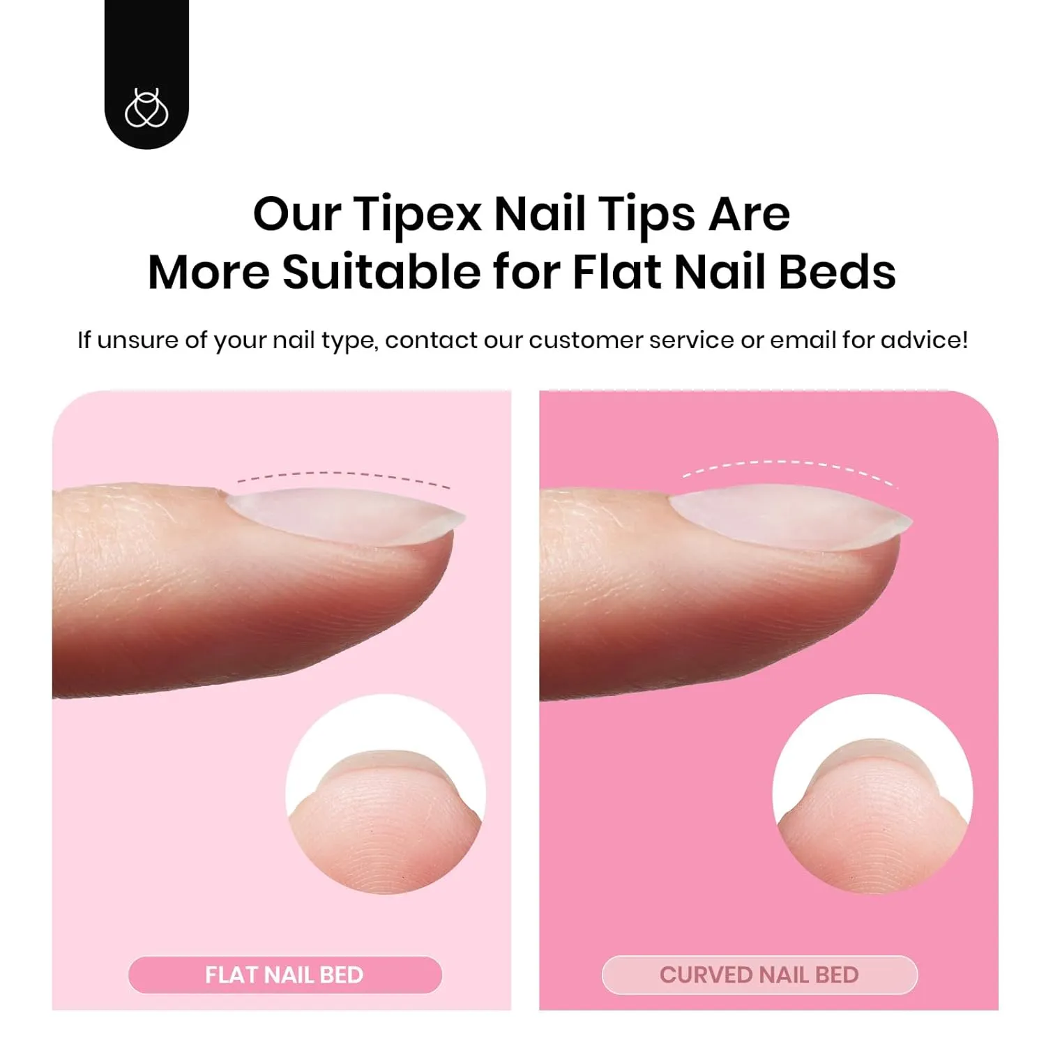 Beetles Tipex Gel Nail Kit, Medium Almond Nail Tips 224 Pcs 16 Sizes Pre-Building Pre-Etched False Nail Tips with Tipex Nail Glue, Mini Nail Lamp Thick Acrylic Nail Set for Women