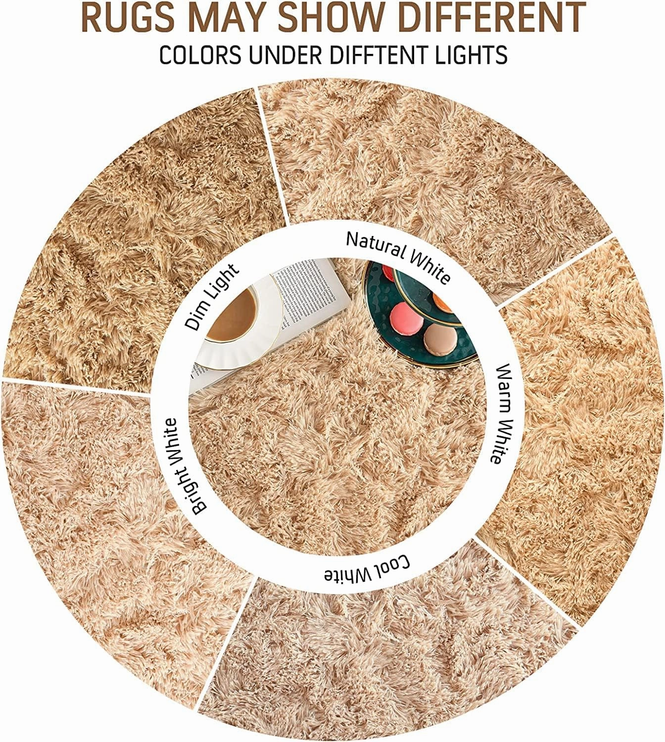 BENRON Light Tan Runner Rug 2x6 Hallway Runners Non Slip Runner Rugs for Entryway Kitchen Bedroom Dorm Fluffy Throw Rugs for Kids Teens Thickened Memory-Foam Rug Home Decor