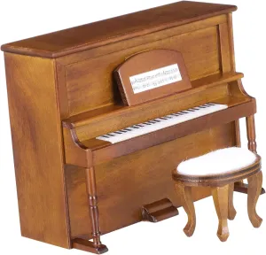 BESPORTBLE Miniature Rustic Piano Model for Dollhouse Miniature Furniture Accessory Craft Mini House Decor