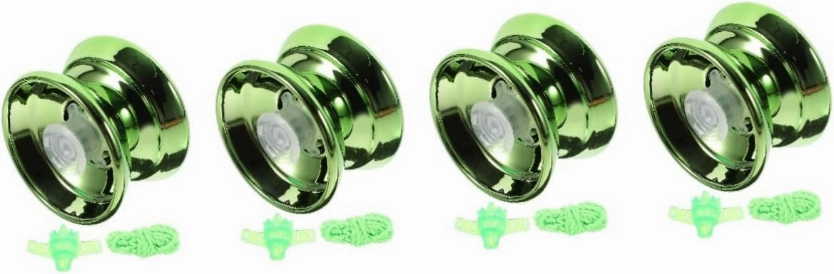 BESTonZON 4sets Professional Unresponsive Yo-yo for Beginners Advanced Players Sturdy Metal Design for Tricks Portable Educational Toy for Boys and Girls Adults
