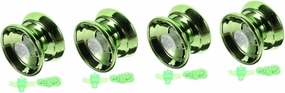 BESTonZON 4sets Professional Unresponsive Yo-yo for Beginners Advanced Players Sturdy Metal Design for Tricks Portable Educational Toy for Boys and Girls Adults