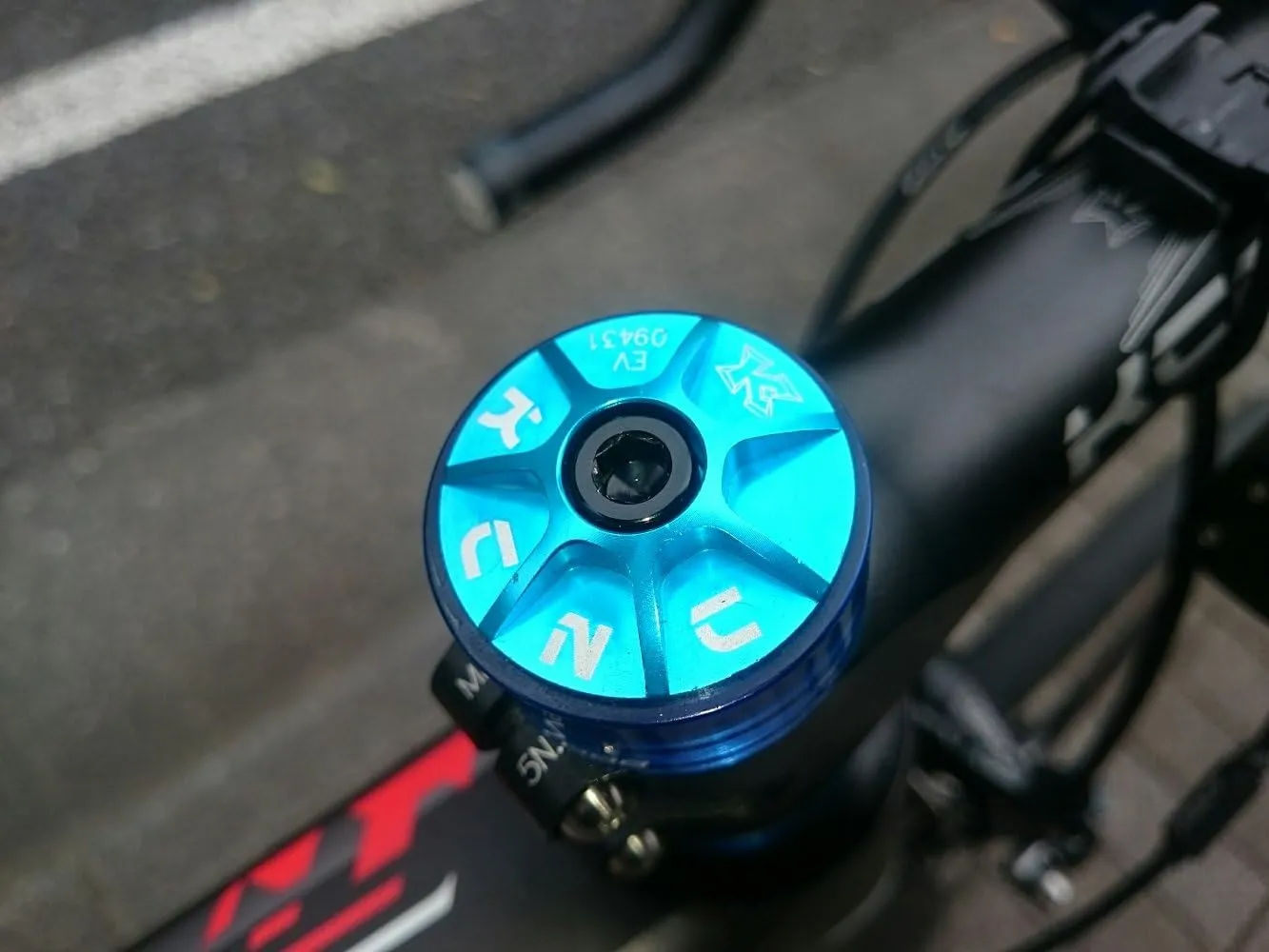 Bicycle Lightweight Head Parts Set Headset Cap OS
