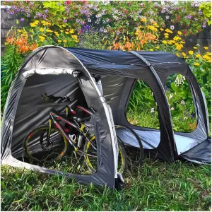 Bicycle Tent with Ventilation Mesh Bicycle Covers Outdoor Storage Waterproof with 210D Oxford Fabric PU4000 Waterproof Bicycle Cover Bicycle Tent