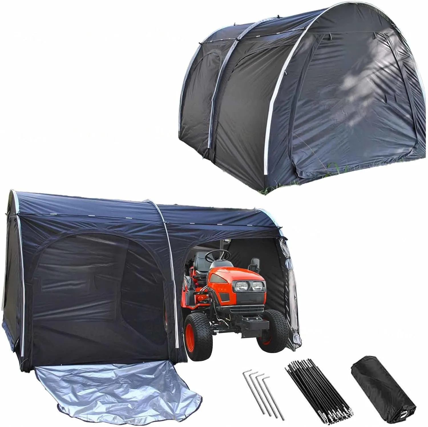 Bicycle Tent with Ventilation Mesh Bike Storage Shed for Patio Furniture, Bicycle, Motorcycle Small Outdoor Shed Bike Storage