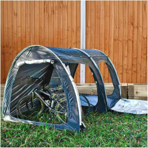 Bike Tent with Ventilation Mesh Bicycle Covers Outdoor Storage Waterproof with 210D Oxford Fabric PU4000 Waterproof Bike Storage Tent Bike Storage