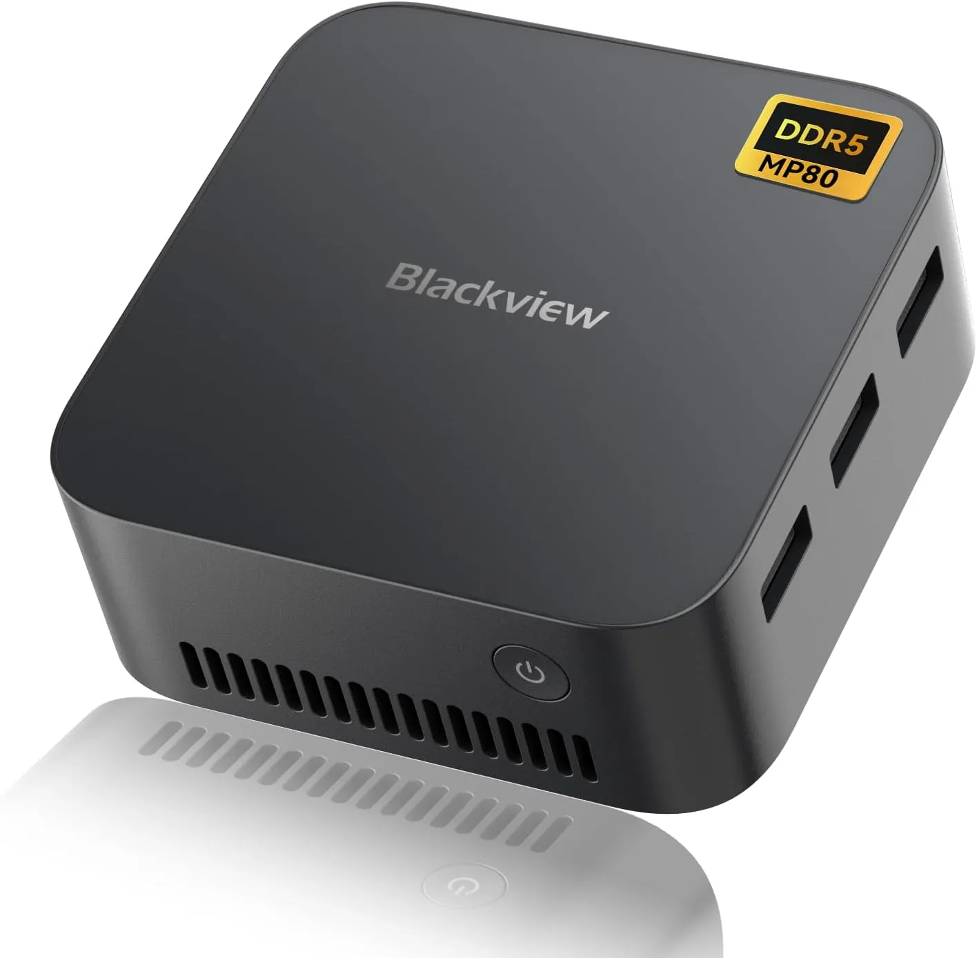Blackview Mini PC MP80 Intel Alder Lake N95(up to 3.4GHz), Mini Computer 16GB DDR5 512GB SSD, Mini Desktop Computers Support 4K Triple HDMI Display, Small PC WiFi/BT/Office/Remote Work