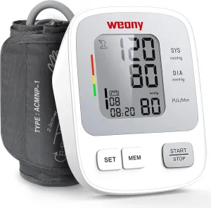Blood Pressure Monitor for Home Use, Adjustable Upper Arm Blood Pressure Cuffs 9-17in, 198 Sets Memory Automatic Arm Blood Pressure Monitor, Digital Blood Pressure Machine Include USB Cable