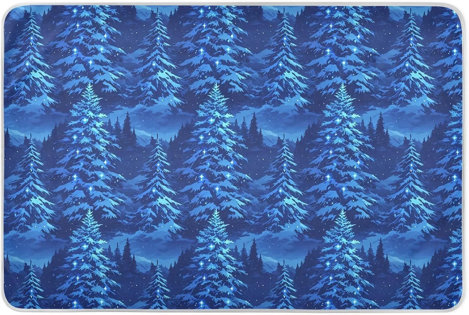 Blue Forests Extra Large Resuable Baby Bed Pad Highly Absorbent Baby Pee Pads Skin-Friendly Toddler Bedding Products for Toddler Kids 52" L x 34" W