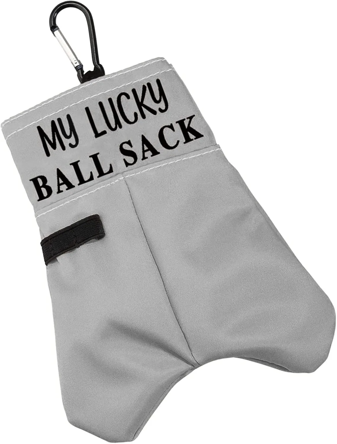 BLUPARK Funny Golf Ball Pouch My Lucky Ball Sack Golf Ball Storage Bag for Uncle Dad Grandpa