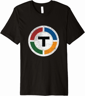 Boston Subway MBTA T-Shirt - Graphic Distressed T Shirt Premium T-Shirt