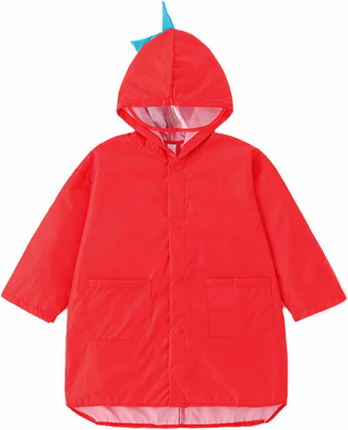 Boys Girls Toddler Raincoat Kids Waterproof Rain Jacket Hooded Slicker Cartoon Rain Wear