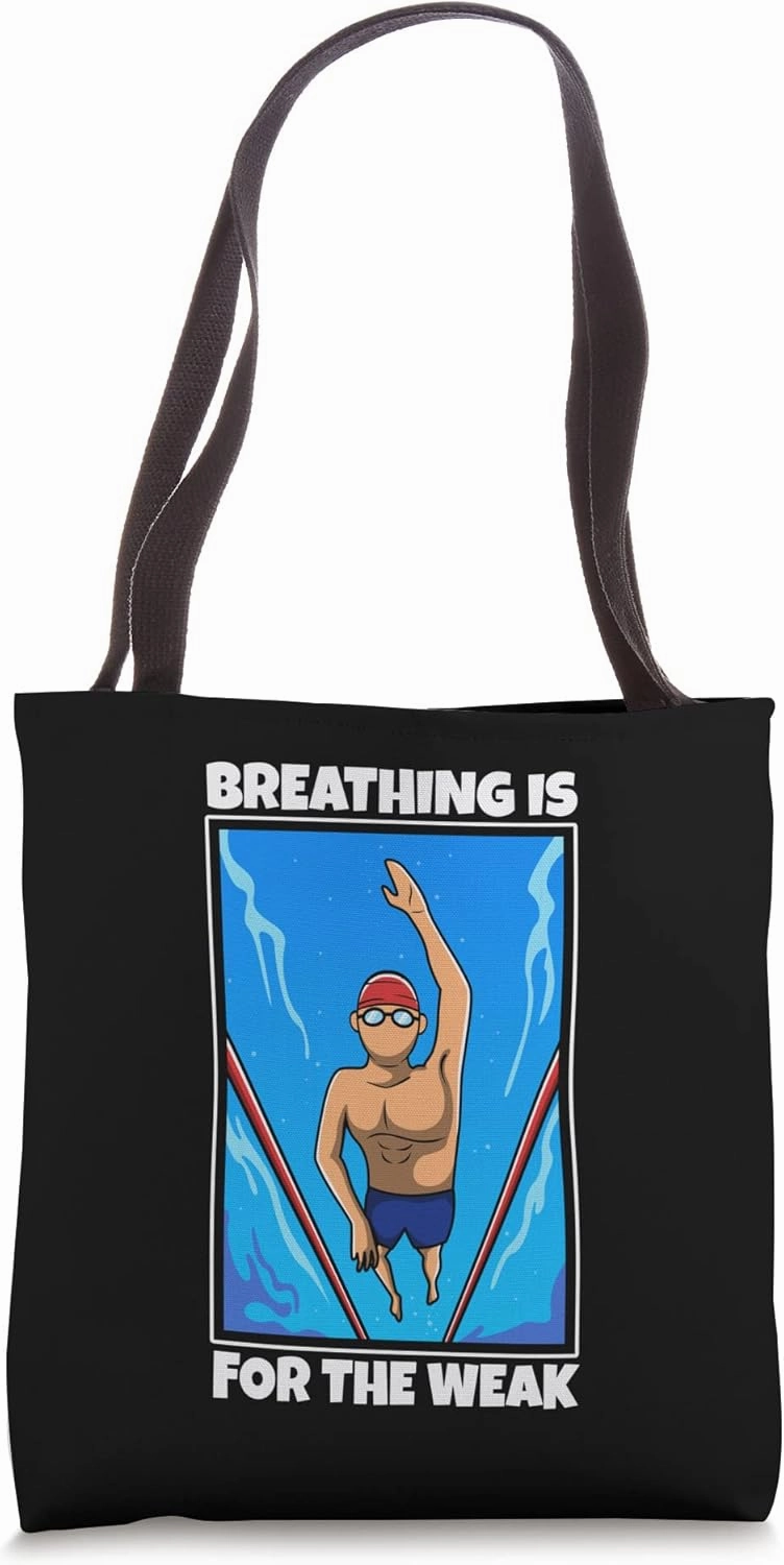 Breathing is for the weak Tote Bag