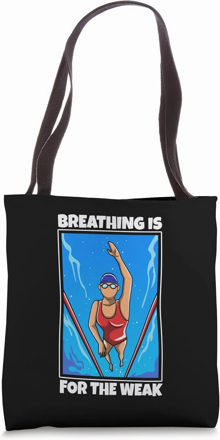 Breathing is for the weak Tote Bag