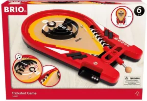 BRIO 34080 Trickshot Game | Classic Pinball Game for Ages 6 