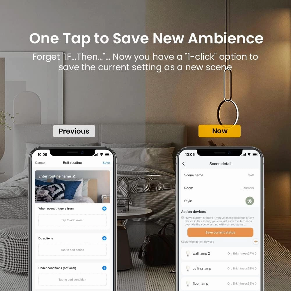 BroadLink Smart Home Starter Kit - Includes 3 Bulbs, 1 Scene Switch and 1 Hub, Uses FastCon and Bluetooth Low Energy Tech, Compatible with Alexa and Google Home