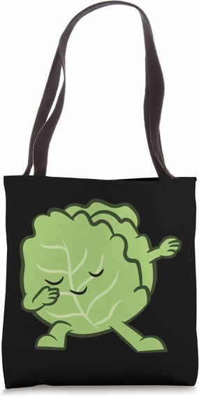 Cabbage Dabbing Cabbage Love Cabbage Tote Bag