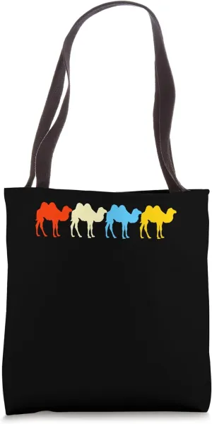 Camel Train Caravan Animal Desert for Safari Tourists Tote Bag