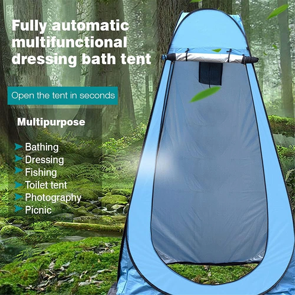 Camping Shower Tent with Storage Bag Pop Up Toilet Tent Privacy Beach Tents Shelters Portable Outdoor Changing Room for Outdoor Camping Fishing Beach