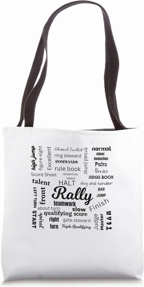 Canine Rally Obedience Trainers Gear Tote Bag