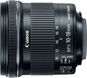 Canon EF-S 10-18mm f/4.5-5.6 IS STM Lens (Renewed)