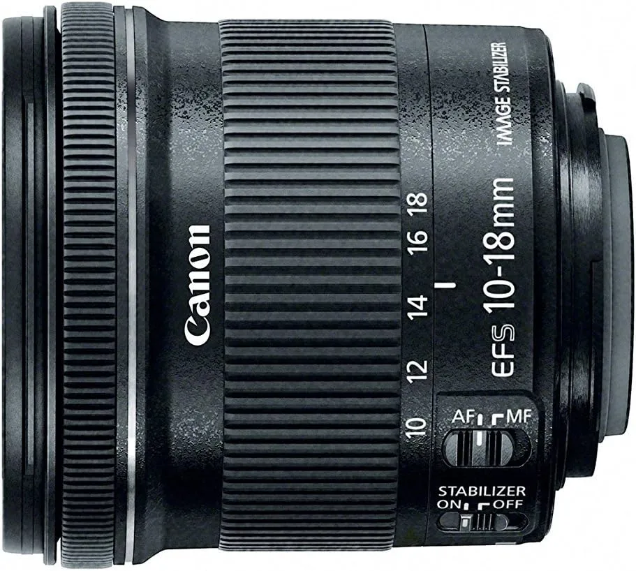 Canon EF-S 10-18mm f/4.5-5.6 IS STM Lens (Renewed)