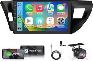 Car Radio Stereo Android 13 for Toyota Corolla 2014 2015 2016 with CarPlay Android Auto