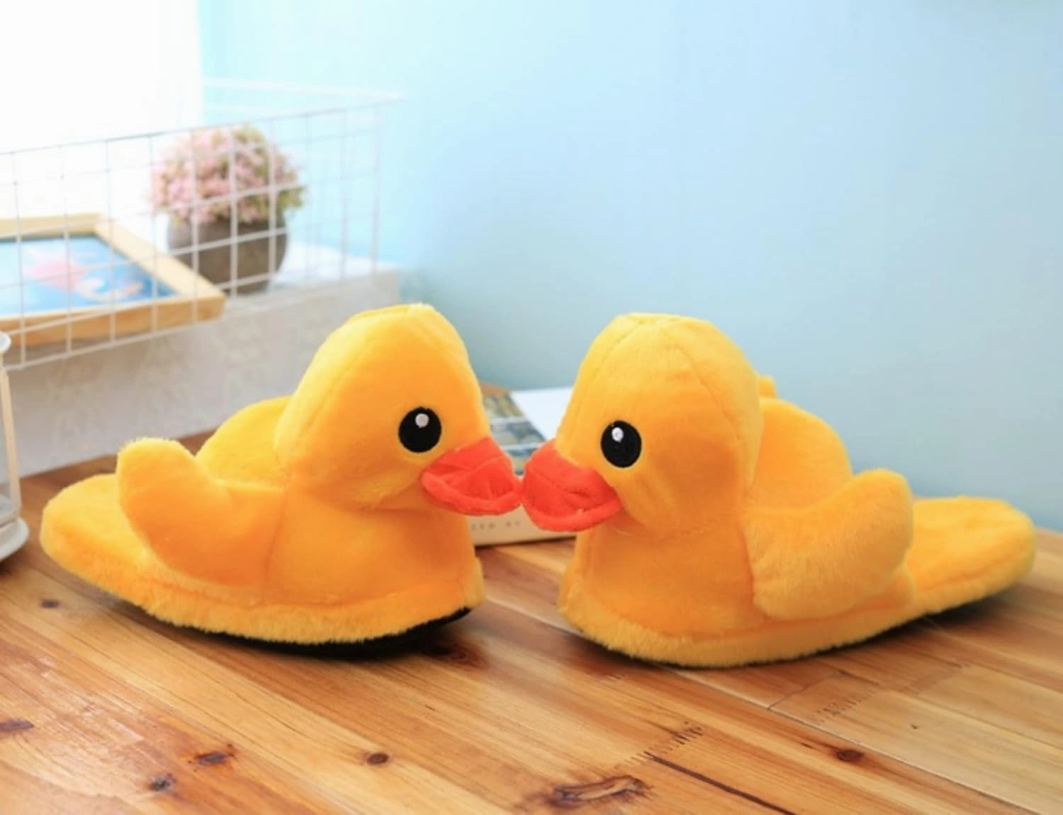 Cartoon Slippers, Animal Cotton Shoes, Cute Duck Home Shoes, Winter Indoor and Outdoor Thermal Insulation