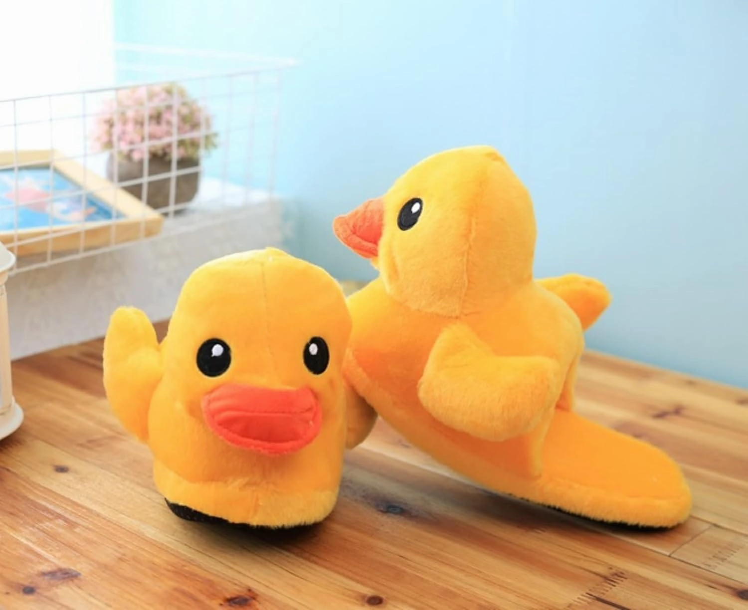 Cartoon Slippers, Animal Cotton Shoes, Cute Duck Home Shoes, Winter Indoor and Outdoor Thermal Insulation