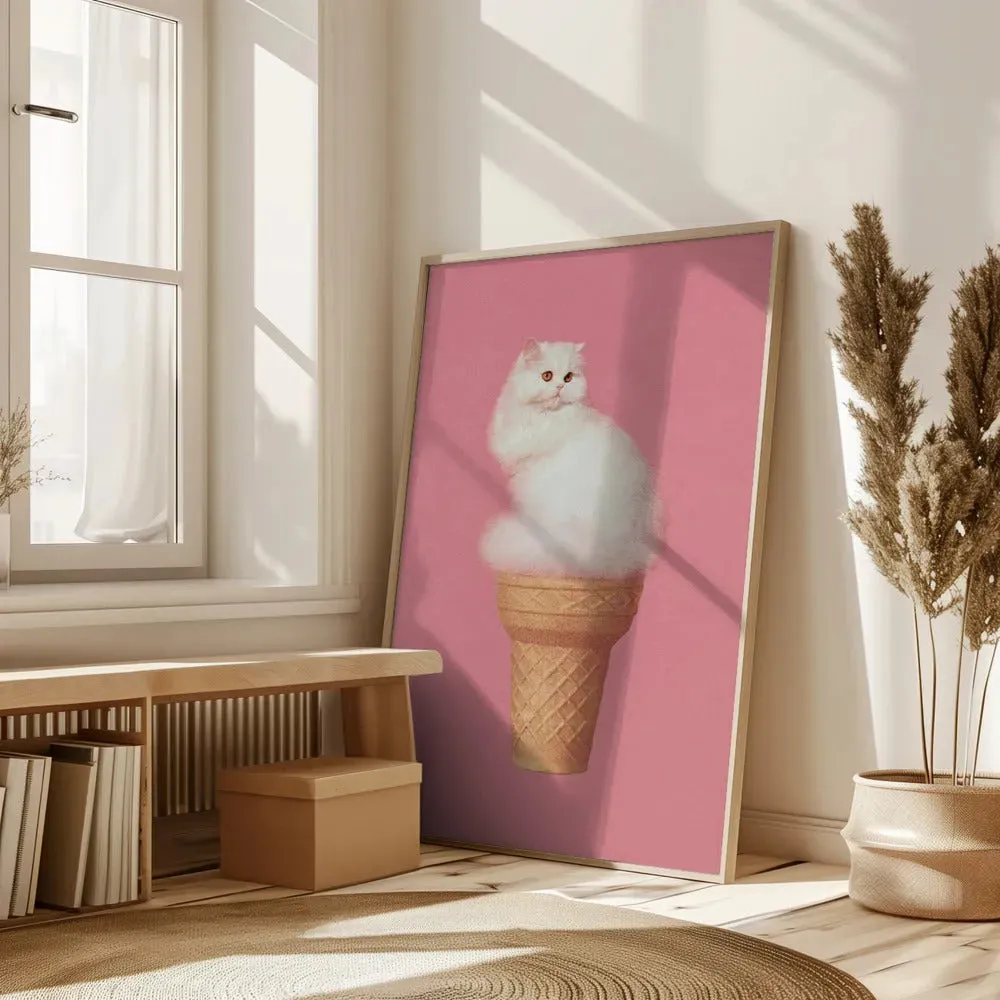 Cat Ice Cream Pink