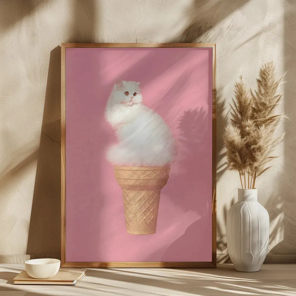 Cat Ice Cream Pink