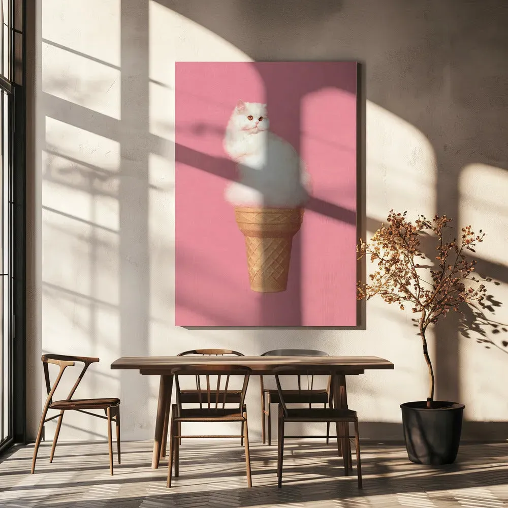 Cat Ice Cream Pink