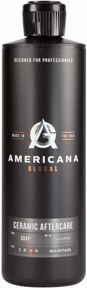 Ceramic Aftercare Soap (16 fl. oz) – pH Neutral 2-in-1 Car Shampoo for Ceramic Coatings, Made in USA, High Foaming, Safe on All Surfaces, Boosts Hydrophobic Protection