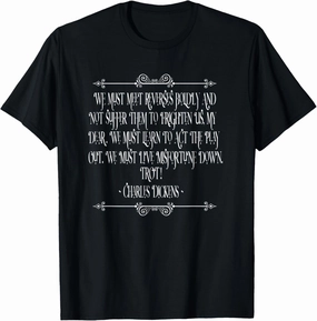 Charles Dickens David Copperfield Book Motivational Quote T-Shirt