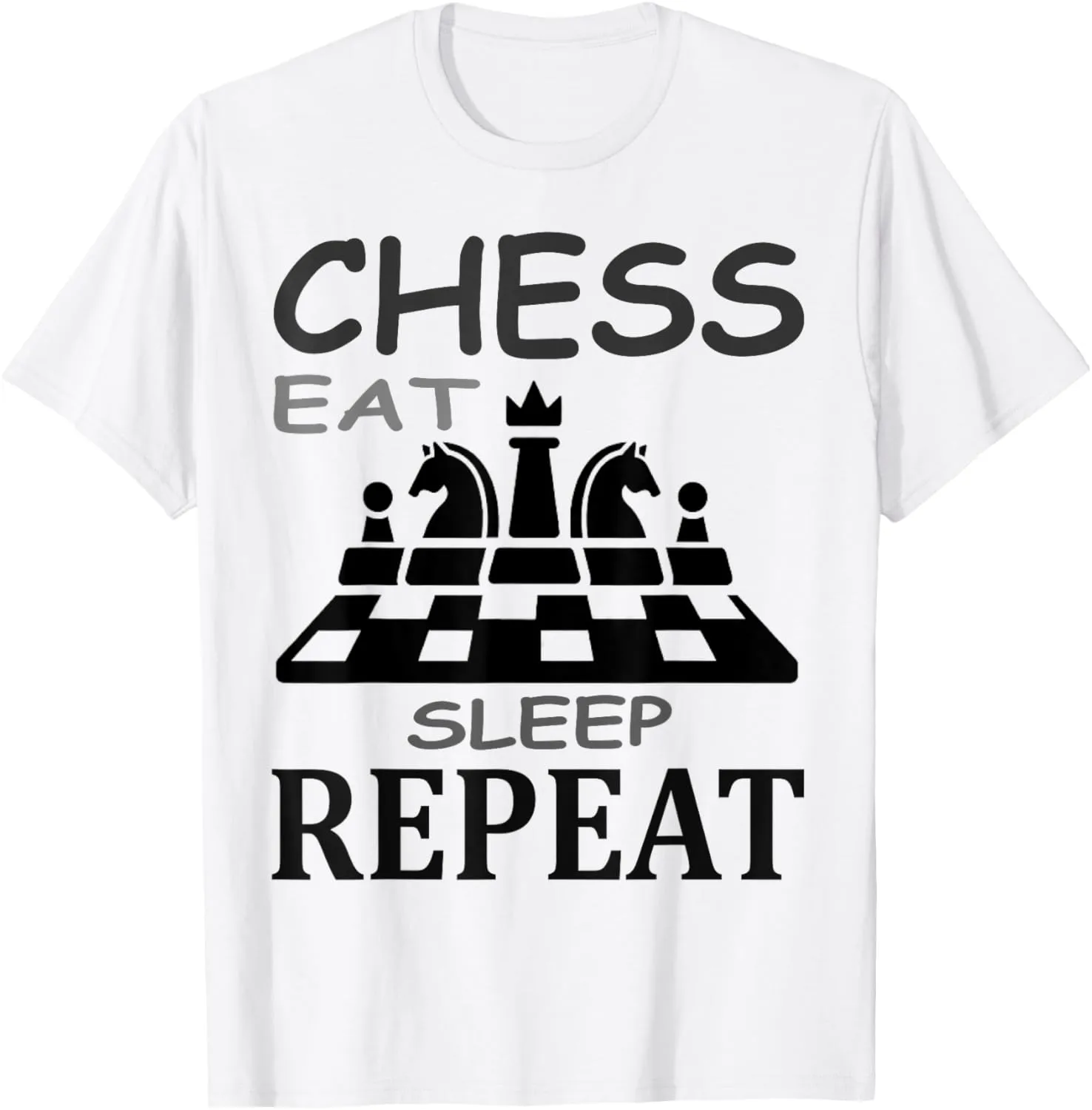 Chess Play T-Shirt Chessboard Chess Mat Gift Idea T-Shirt