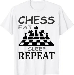 Chess Play T-Shirt Chessboard Chess Mat Gift Idea T-Shirt