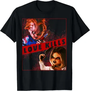 Child's Play Chucky And Tiffany Love Kills T-Shirt