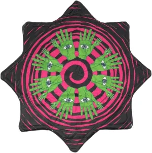 Classic Flow Star - for Beginners & Advanced - Fun & Challenging Flow Toy - Vibrant Colors & Patterns - 27” Diameter - 15 Ounce Weight- UV Reflective (Seeing Palms)
