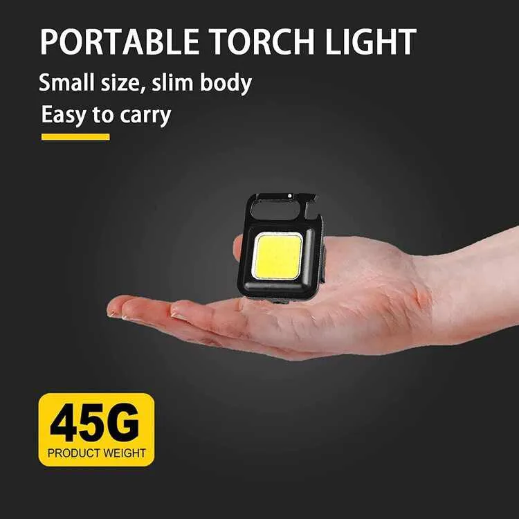 COB Rechargeable Keychain Light