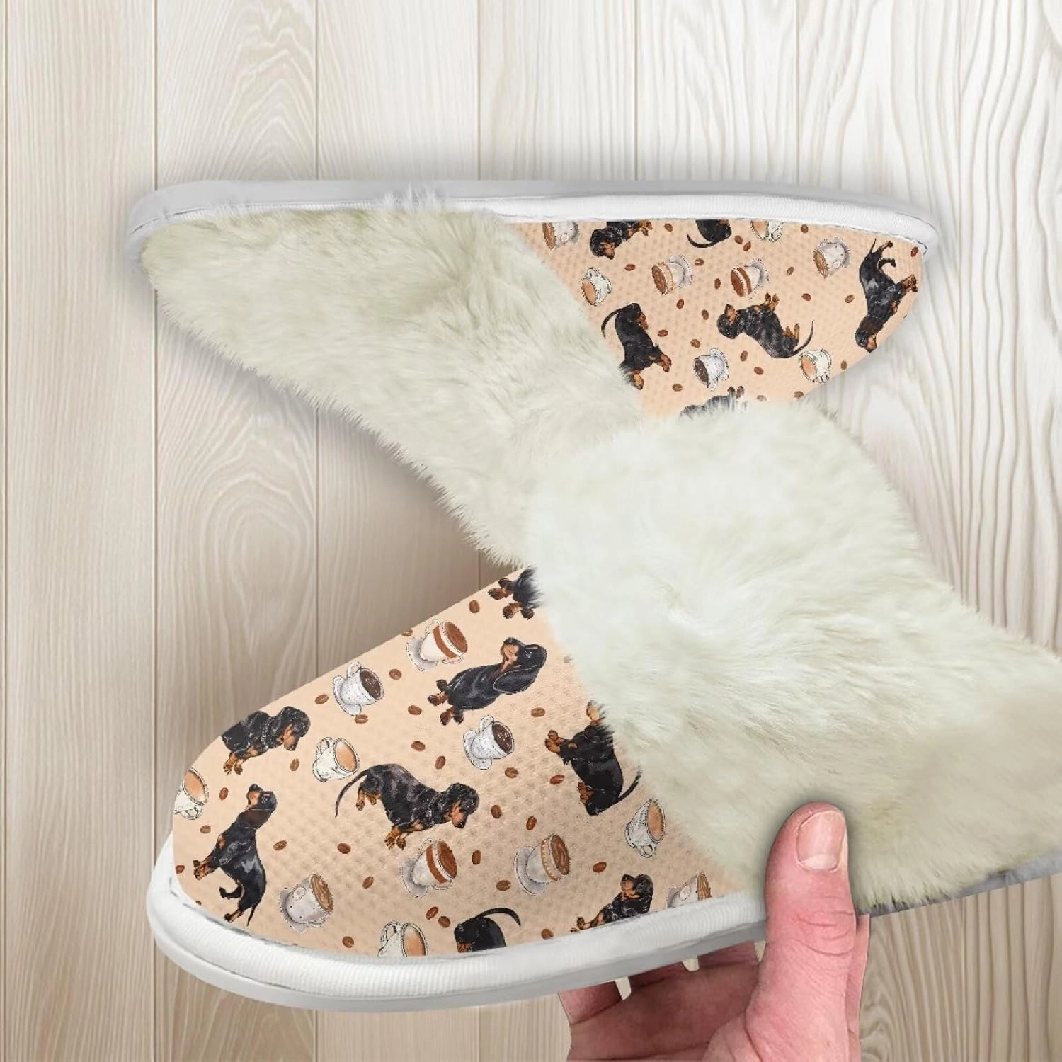 Coloranimal Womens Slippers Fuzzy Slippers Women Warm Slippers House Shoes with Soft Plush Comfy Bedroom Shoes Casual Winter Slippers