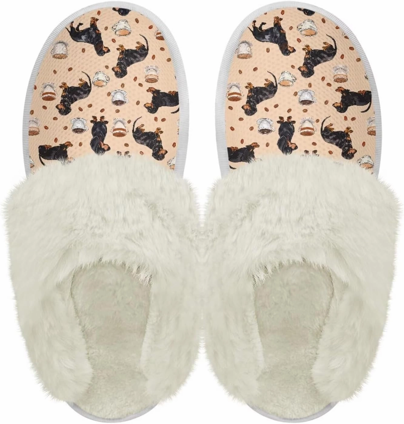 Coloranimal Womens Slippers Fuzzy Slippers Women Warm Slippers House Shoes with Soft Plush Comfy Bedroom Shoes Casual Winter Slippers