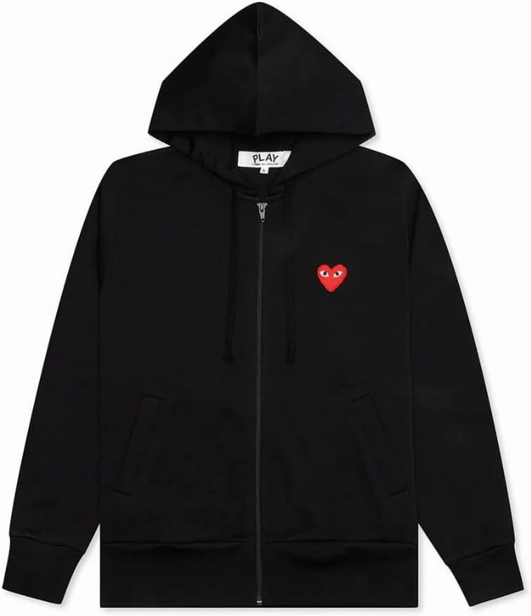 Comme Des Garcons Play Heart Zip Hoodie