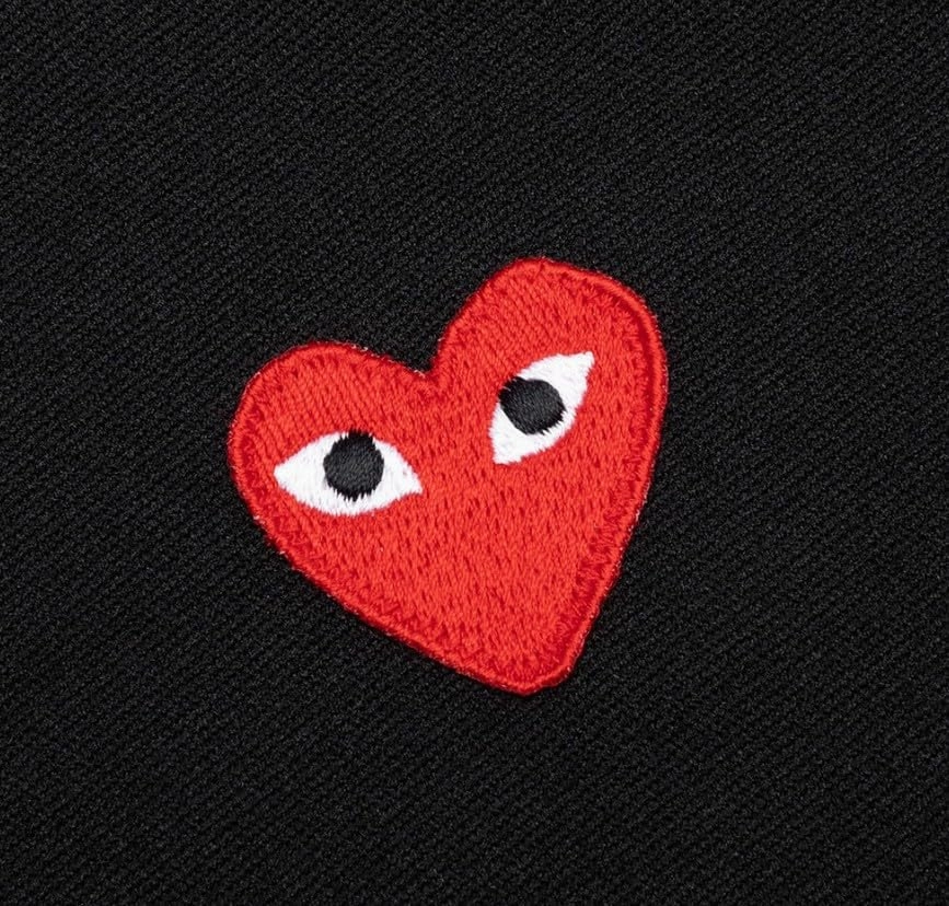 Comme Des Garcons Play Heart Zip Hoodie