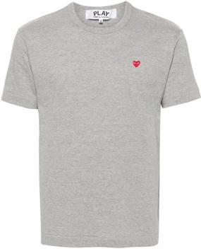 Comme Des Garçons Play Heart T-Shirt, Grey