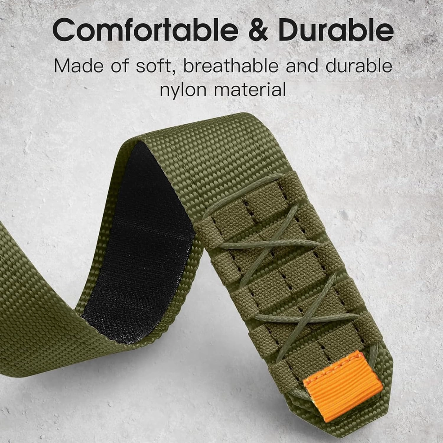 Compatible with Amazfit Bip 6 bands, Rugged Nylon Sports Strap with Woven Loop Design Compatible with Amazfit Smart Watch