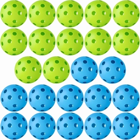 Coopay 24/80 Pack Baseball Practice Balls Plastic Training Balls Lightweight Hollow Softballs for Hitting, Baseball Training Indoor Outdoor Use