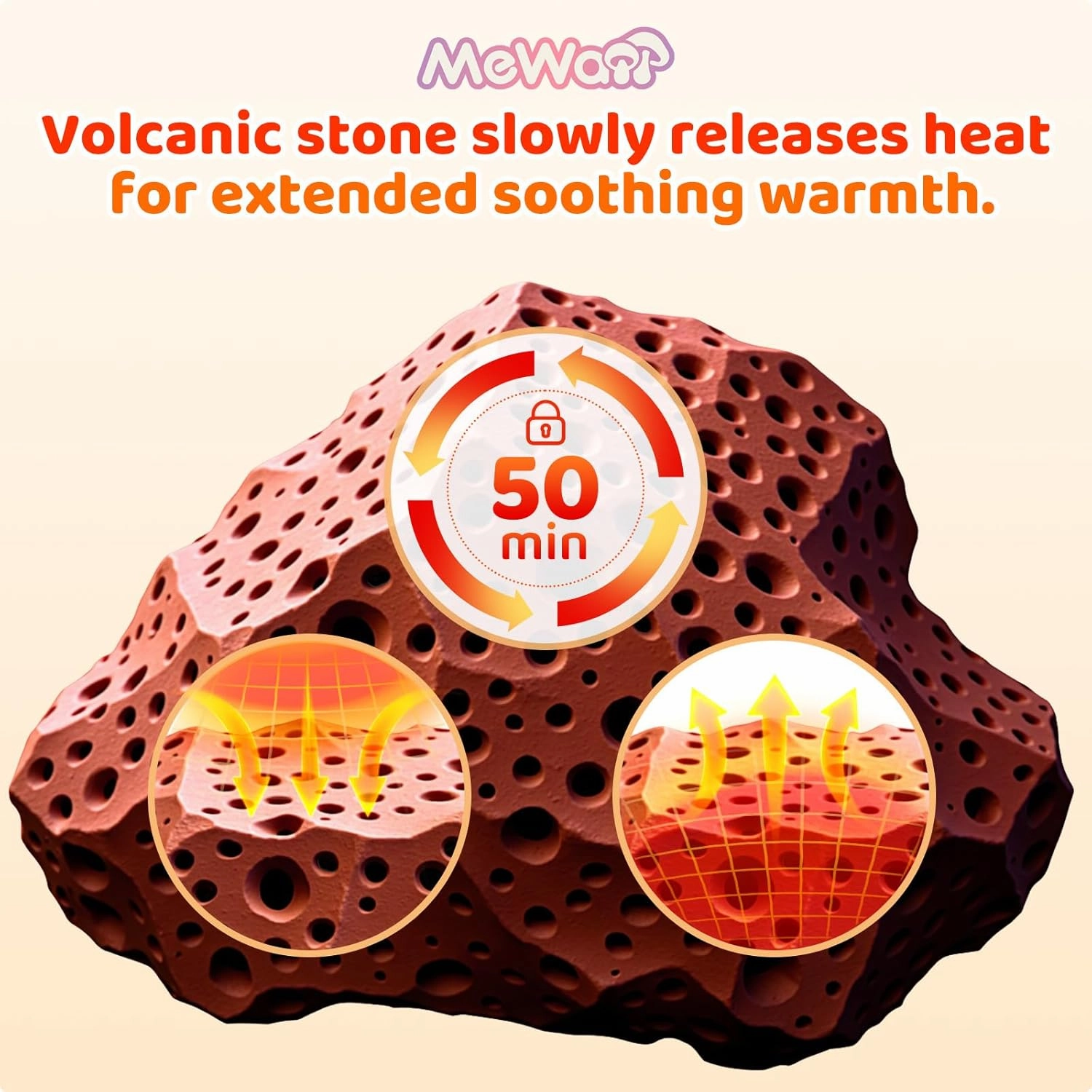 Corgi Microwavable Unscented 0.75lbs Volcanic Rock Heating Pad 50-Minute Lasting Warmth Perfect Fit Heatable Stuffed Animals Plush for Period Cramps Menstruation Stress Relief Gifts for Girls Women
