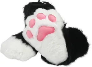 Cosplay Animal Cat Plastic Claws for Fursuit Feet Paw Shoes Furry Paw Slippers Adults Costume Accessories Set