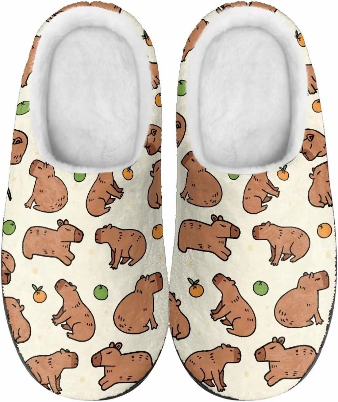 Cotton Slippers, Winter Non-Slip Slippers for Women，Women's Winter House Shoes Indoor and Outdoor Size 34-50