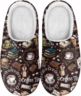 Cotton Slippers, Winter Non-Slip Slippers for Women，Women's Winter House Shoes Indoor and Outdoor Size 34-50