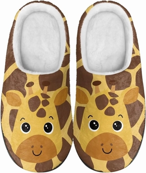 Cotton Slippers, Winter Non-Slip Slippers for Women，Women's Winter House Shoes Indoor and Outdoor Size 34-50